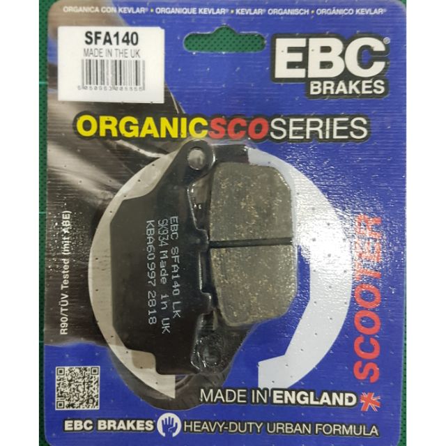 ผ้าเบรค EBC Brakes รุ่น Organic/  ผ้าหลัง Honda CBR 150 , 250
