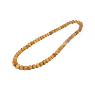 NATURAL EFE | NECKLACE PALO SANTO ROUND BEADS | สร้อยคอลูกปัด ไม้หอม พาโล ซานโต