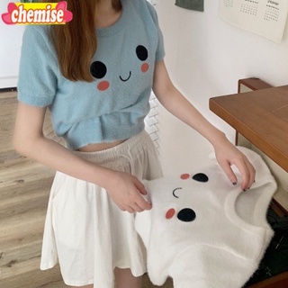 Chemisegrace✨พร้อมส่ง✨เสื้อยืดครอปผู้หญิง เสื้อแฟชั่นผู้หญิงน่ารัก เสื้อผ้าวัยรุ่นผู้หญิง ผ้านิ่มมม ใส่สบายยยย​ 5317