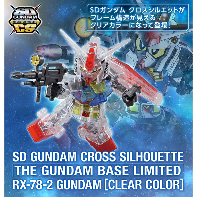 SD Gundam Cross Silhouette RX-78-2 Gundam Cadre SD Uniquement - Kit Modèle Bandai