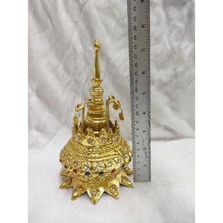 รัดเกล้ายอด เกี้ยวหางหษ์ เครื่องประดับนางรำและชุดไทยเด็กและผู้ใหญ่สามารถใช้ได้