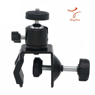 Video Studio C/U Clamp Clip Holder Mount With Ball Head for Camera CellPhone Flash GoPro Hero etc,