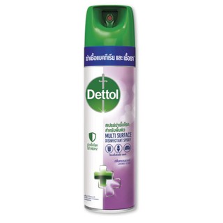 Dettol เดทตอล ดิสอินเฟคแทนท์ สเปรย์ฆ่าเชื้อโรค กลิ่น ลาเวนเดอร์ 450มล 1 ขวด