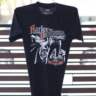 HH เสื้อยืดharley davidsonผ้านุ่มคอฟิตไม่มีข้างcotton100%ไซส์SMLมีมากกว่า40แบบ คอกลม