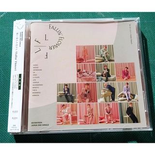 อัลบั้ม ญี่ปุ่น SEVENTEEN - 舞い落ちる花びら Fallin Flower Japanese Album เวอร์ ธรรมดา แกะแล้ว ไม่มีการ์ด พร้อมส่ง Kpop CD