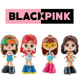 Figure Model BlackPink Special Edition C ฟิกเกอร์โมเดลพวงกุญแจวงแบล็คพิ้งค์สุดน่ารักรุ่นพิเศษครบเซ็ต 4 ตัว