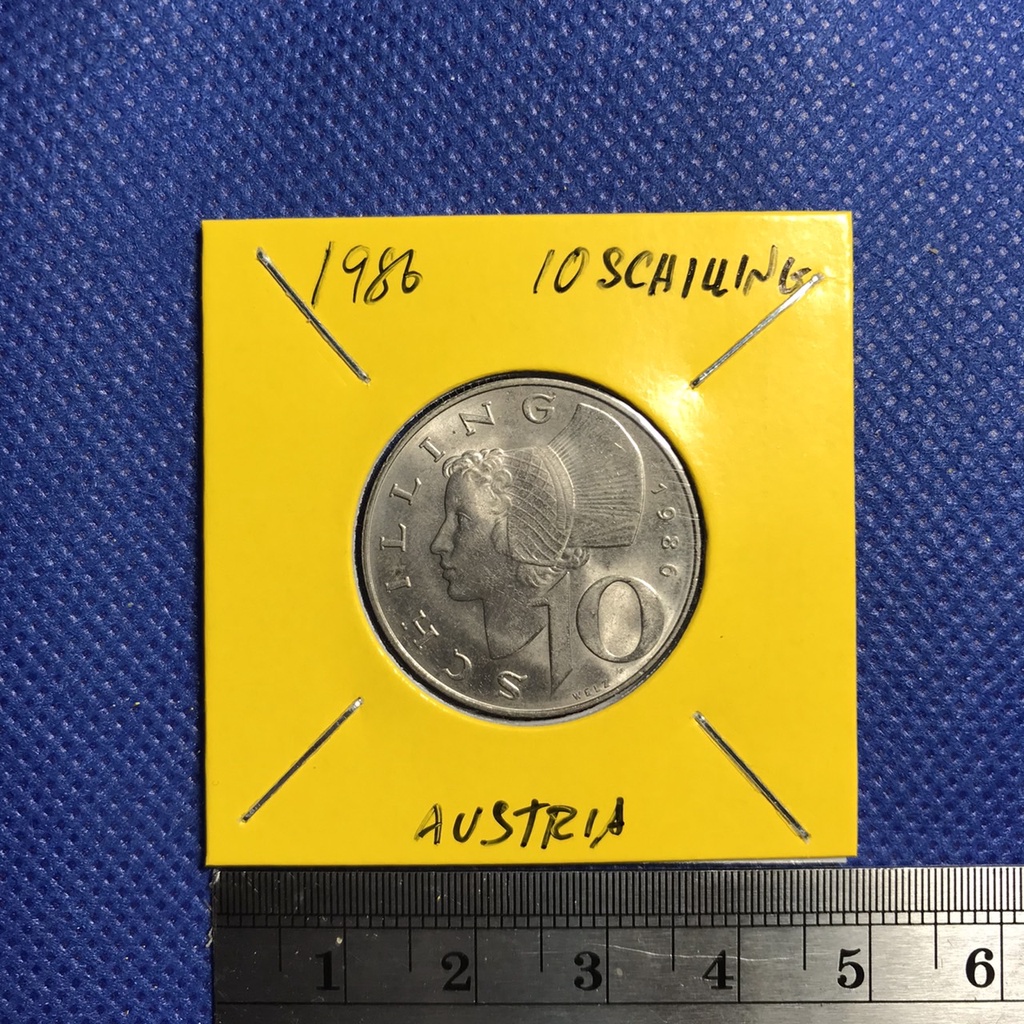 Special Lot No.60255 ปี1986 ออสเตรีย 10 SCHILLING เหรียญสะสม เหรียญต่างประเทศ เหรียญเก่า หายาก ราคาถูก