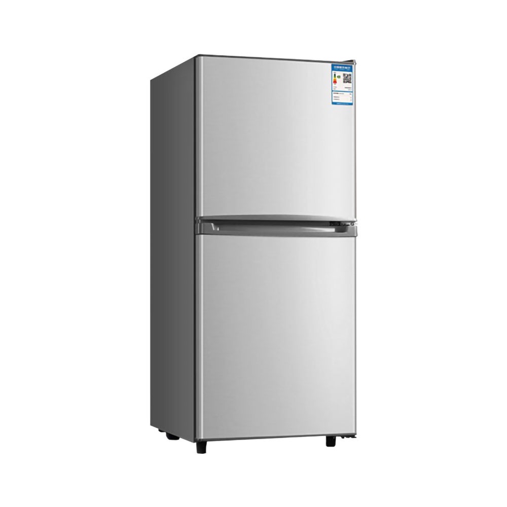 Mondial ตู้เย็น ตู้เย็นมินิ 2 ประตู ตู้เย็นสองประตู ช่องฟรีซ 4.2Q ความจุ 98L ตู้เย็นขนาดเล็ก เงียบ ประหยัดพลังงาน สีเงิน