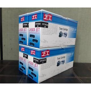 FIRSTToner HP 130A-CF350 CF351 CF352 CF353 4 สี. เทียบเท่าของแท้ราคาถูก+รัปประกันสินค้า