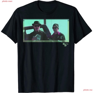 photo man tshirt Breaking Bad Walter &amp; Jesse Poster T-Shirt เสื้อยืด คู่S-5XL