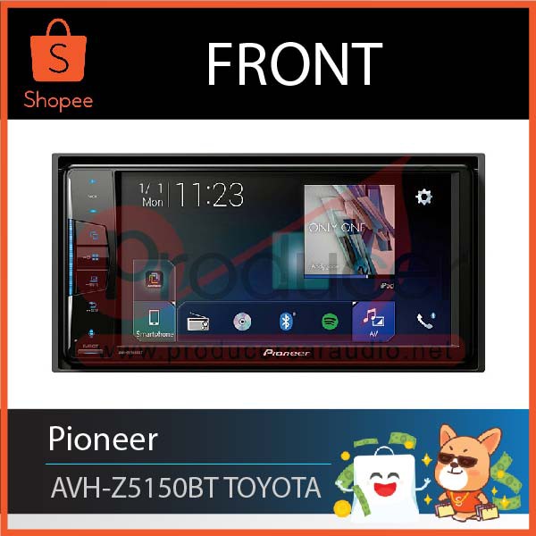 จอ Pioneer AVH-ZL5150BT Toyotaและnissan