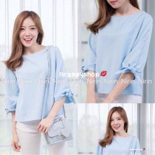 เสื้อ ผูกโบว์แขน180฿