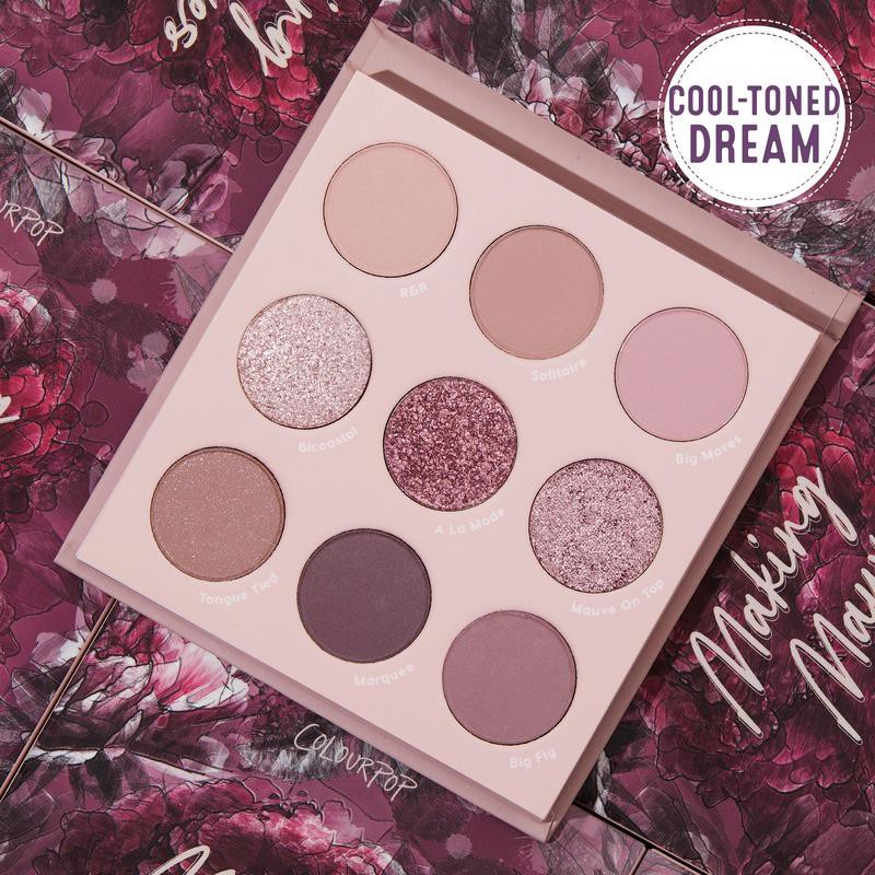 ของแท้ สีใหม่ Colourpop Eyeshadows palette - Making Mauve พร้อมส่ง