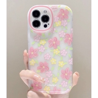 [พร้อมส่ง🇹🇭] เคสไอโฟน ลายดอกไม้🌸 (54) เคสiPhone เคสใส iPhone11 iPhoneXR iPhone12 iPhone13 iPhone7Plus/8Plus iPhoneXsMax