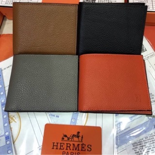 ✅กระเป๋าสตางค์ HERMES หนังแท้ 📍ส่งฟรีEMS