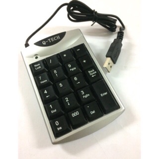 แป้นพิมพ์ตัวเลข Keyboard Numeric T-620 คีย์บอร์ดตัวเลข USB 2.0 ขนาดเล็ก พกพาได้