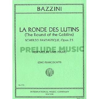 (Violin and Piano) Bazzini, A: La Ronde des Lutins op.25 (IMC2733)