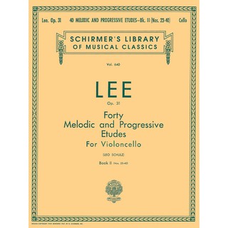 Lee 40 Melodic and Progressive Etudes, Op. 31 – Book 2