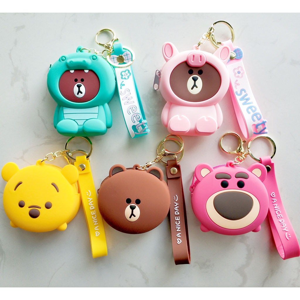 โดเลโด มินิกระเป๋าซิลิโคน สำหรับใส่เหรียญ พกพาสะดวก ขนาดเล็ก ลายมินเนี่ยน มิกกี้ และโลโก้โดเลโด ราคา ถูกที่สุด ดีลบีเคเค แกลเลอรีภาพที่ 9