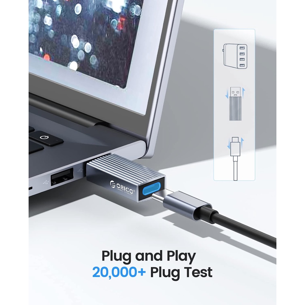 Orico USB 3.1 Type-C OTG อะแดปเตอร์ USB C ชาย USB หญิงแปลง USBC OTG Connectorotg (AH-AC10)