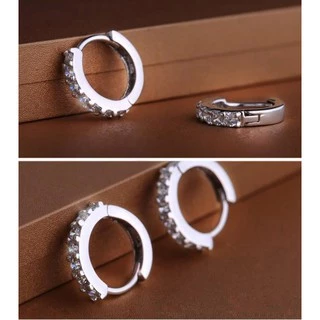 ใหม่ Simple Cubic Zirconia ต่างหูผู้หญิง 925 เงินสเตอร์ลิง Twist Design CZ ต่างหูคริสตัลสุภาพสตรีแฟชั่น Jewellery