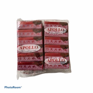 apolloเวเฟอร์เคลือบช็อกโกแลต