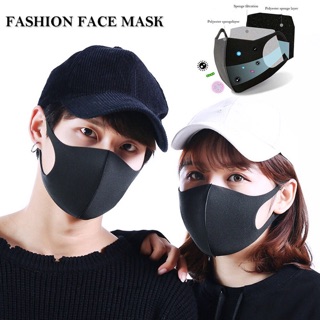 หน้ากากผ้า Anti-bacterial แบบซักได้ รุ่น Smart-Pattern สี Black 1 ชิ้น