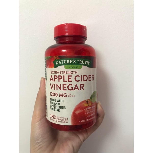 Nature’s Truth Apple cider Vinegar 1200 mg. มีประมาณ 160 เม็ด หมดอายุ 06/65 ขอส่งต่อค่ะ
