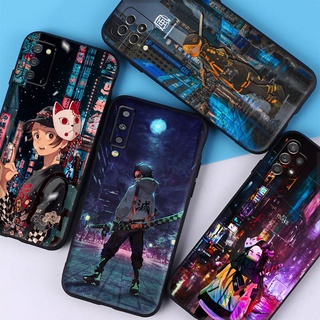 เคสโทรศัพท์ซิลิโคน ลาย Demon Slayer สําหรับ Samsung Galaxy A22 A32 A41 A42 A51 A52 A71 A72 A81 A82 LK17