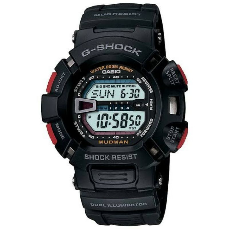 Casio G-Shock mudman G-9000 G-9010 สายนาฬิกา GSHOCK G9010 G9000 สายนาฬิกา ราคา ถูกที่สุด ดีลบีเคเค แกลเลอรีภาพที่ 3