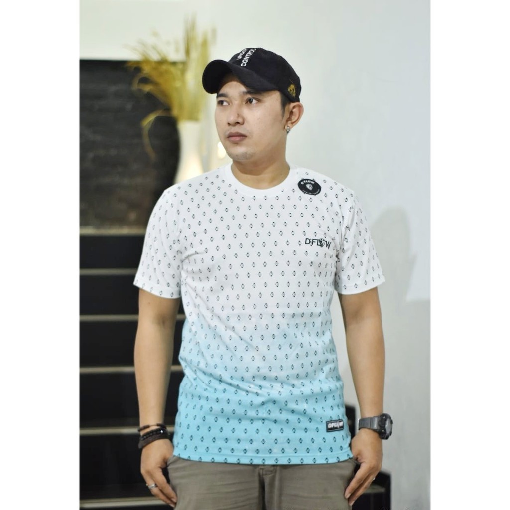 เสื้อยืด Dflow ดั้งเดิมฟรีสติ๊กเกอร์