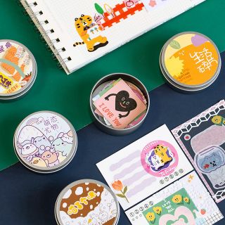 ✨✨พร้อมส่ง✨✨
🌷 Cute Selling Series Sticker Iron Box