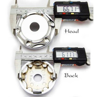 4ฝา ฝาครอบดุมล้อ ดุมล้อ ฝาครอบ ความกว้างขาล็อก 61mm. / ความกว้างฝา 67mm.