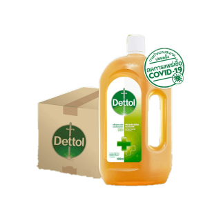 [ใส่โค้ด8DETTMARTลด120] Dettol Hygiene Multi-use Disinfectant 1200ml x6