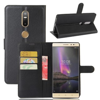 เคส สำหรับ Lenovo Phab 2 Plus รุ่น Leather Case ใหม่ล่าสุด