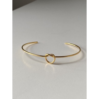 simple medium hoop bangle กำไลห่วงวงใหญ่