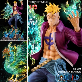 Figure Dream Studio One Piece วันพีซ เต็มพิกัดสลัดจอมลุย วันพีช Marco the Phoenix มาร์โก คิง ฟีนิกซ์ มัลโก้ นกอมตะ 1/5