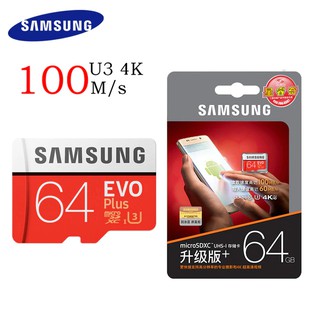 SAMSUNG EVO PLUS 64GB MICRO SDHC UHS-1 CARD &lt;&lt; ORIGINAL&gt;&gt;