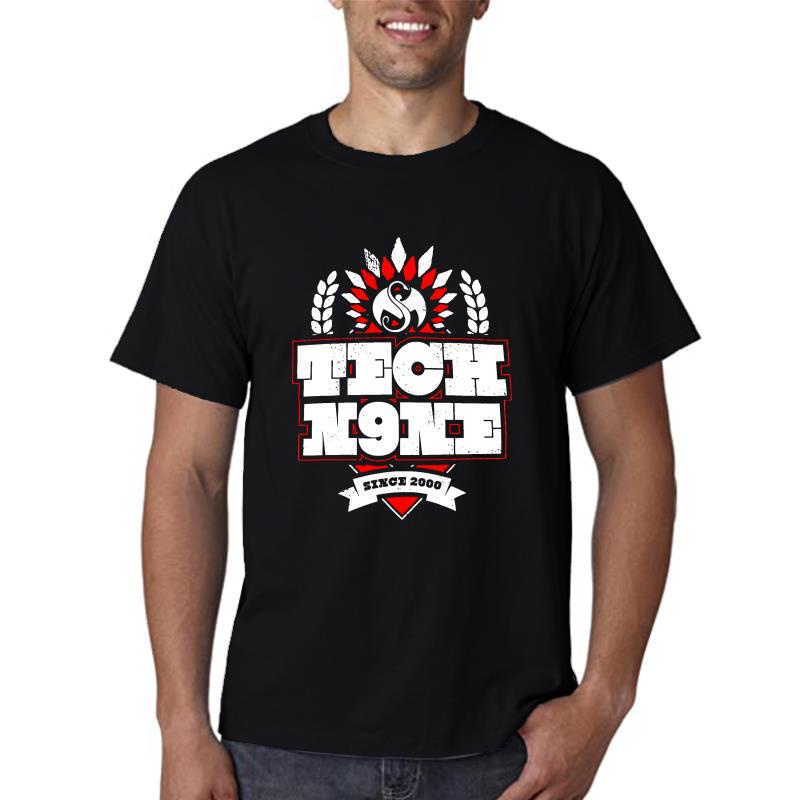 Tovee Mens Black Tech Nine 9 เนื่องจาก 2000 เสื้อยืดเพลงแปลก