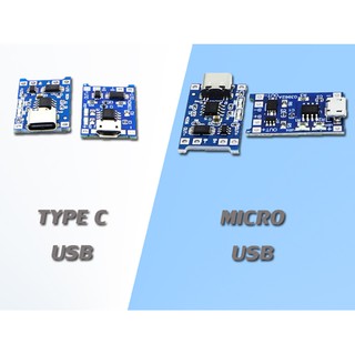 โมดูลชาร์ตแบตแบบ TYPE C USB /MICRO USB