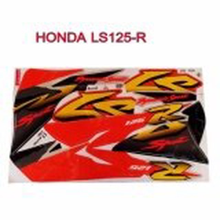 A สติ๊กเกอร์ติดรถมอเตอร์ไซด์ สำหรับ HONDA LS125-R ปี2001 สีเงิน