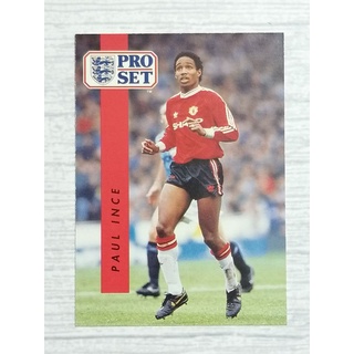 การ์ดบอลทีม แมนเชสเตอร์ ยูไนเต็ด ( MANCHESTER UNITED ) PRO SET 1990-91 ENGLISH PREMIER LEAGUE