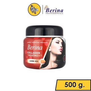 Berina Collagen Treatment เบอริน่า คอลลาเจน ทรีทเมนท์ อัลมอนด์ มิลค์ 500 g. สำหรับผมที่ผ่านการทำสี ดัด ยืด ผมเสียรุนแรง