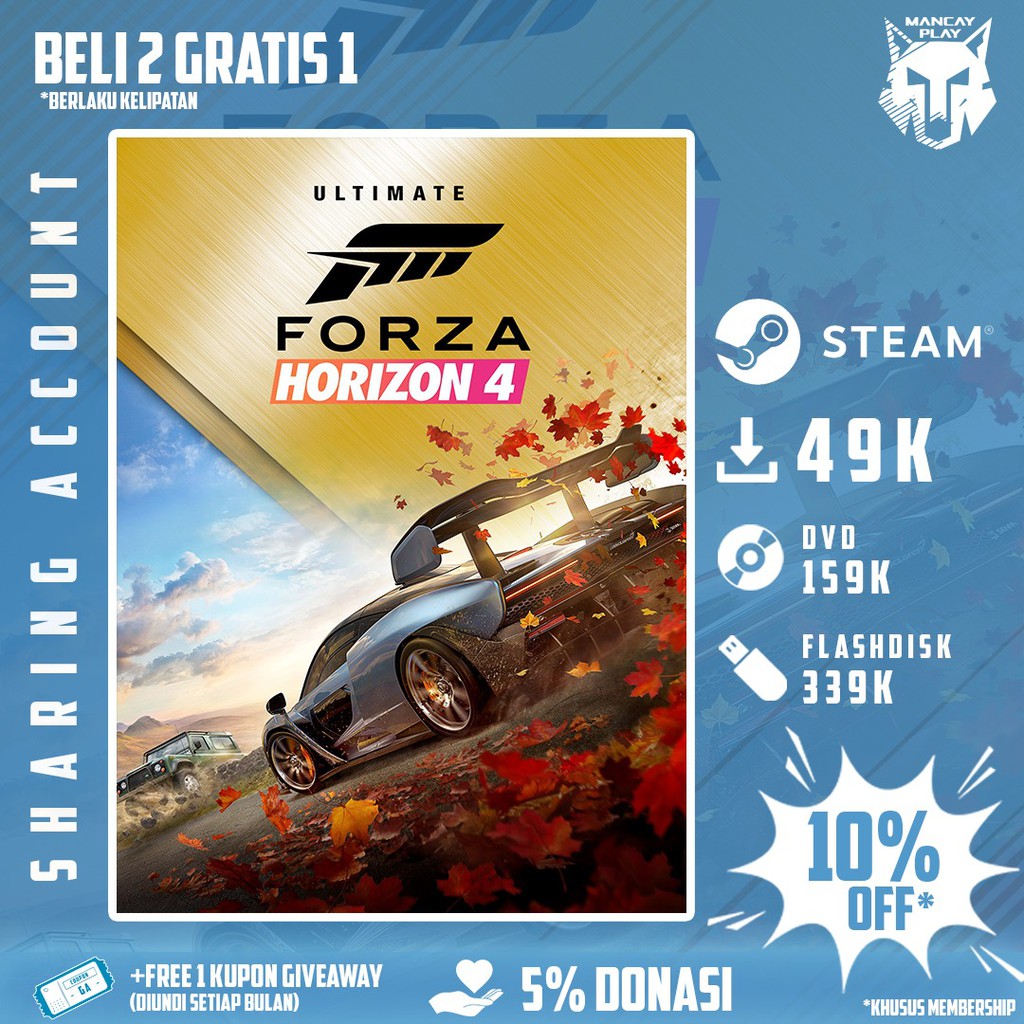 Forza Horizon 4 Ultimate Edition FULL DLC | Shopee Thailand