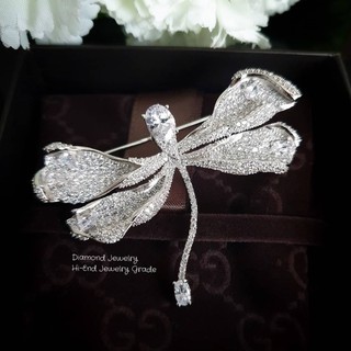 Diamond Brooch  เข็มกลัดผีเสื้อ  งานเพชร CZ แท้ค่ะ งานน่าร๊ากกก ดูดี