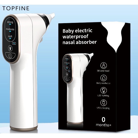 เครื่องดูดน้ำมูกไฟฟ้า Baby electric waterproof nasal aspirator สำหรับ