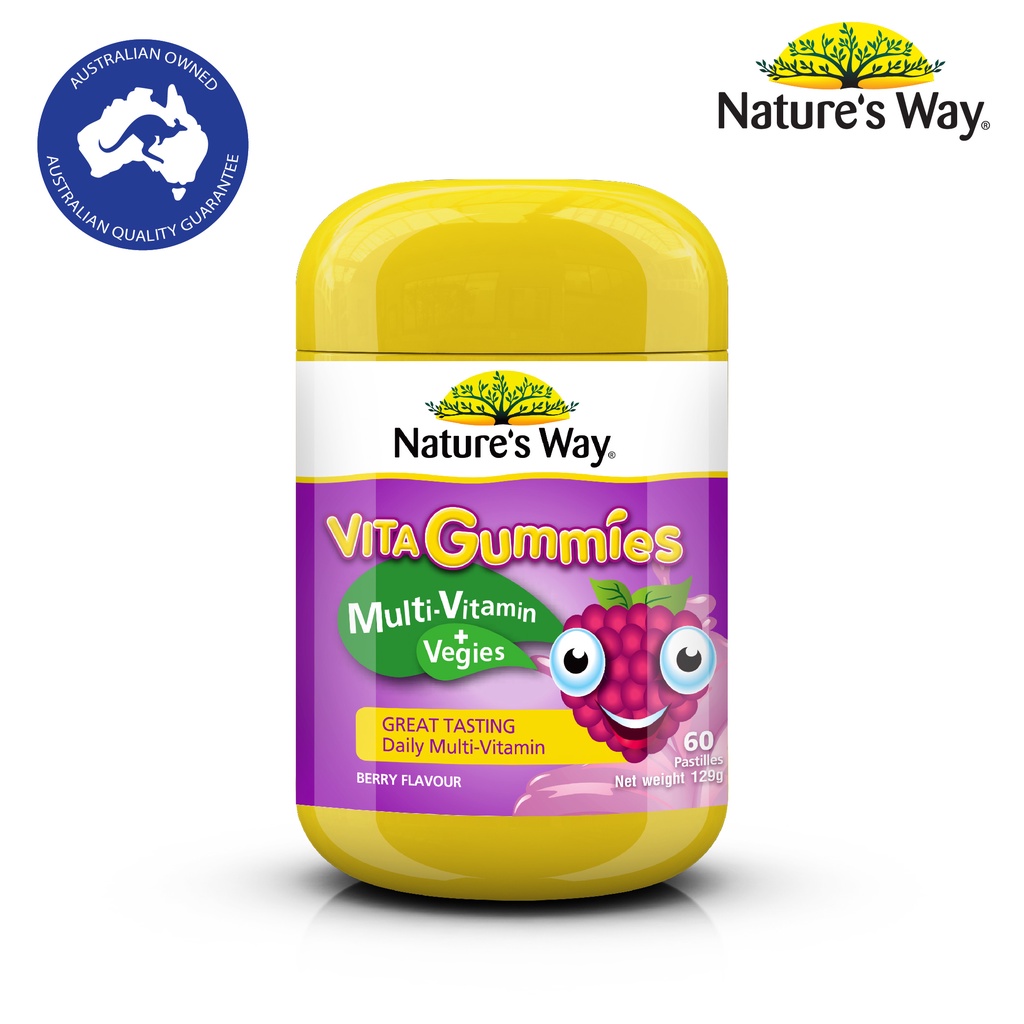 Nature's Way Kids Vita Gummies Multivitamin + Veggie 60S