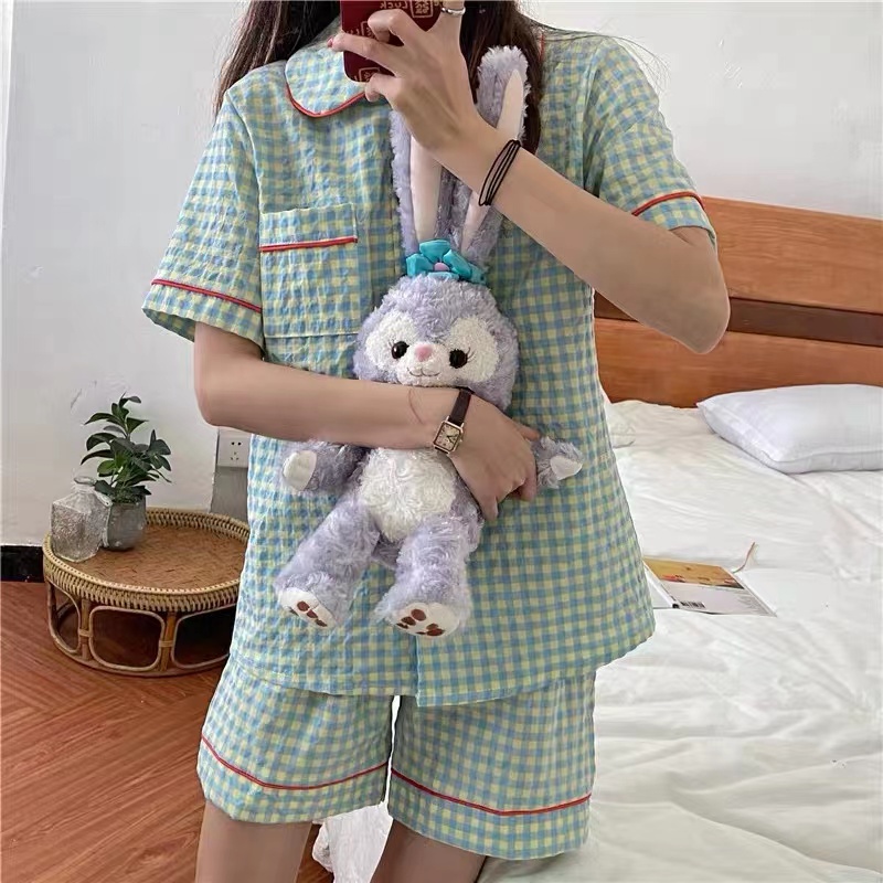 พร้อมส่ง ชุดนอลายน่ารักๆ ผ้านิ่ม เนื้อผ้าคอตตอล