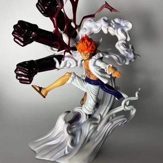 วันพีซ ลูฟี่ One Piece  Gear 5 Sun God Nika Luffy PVC Figure  Monkey D Luffy 30 cm
