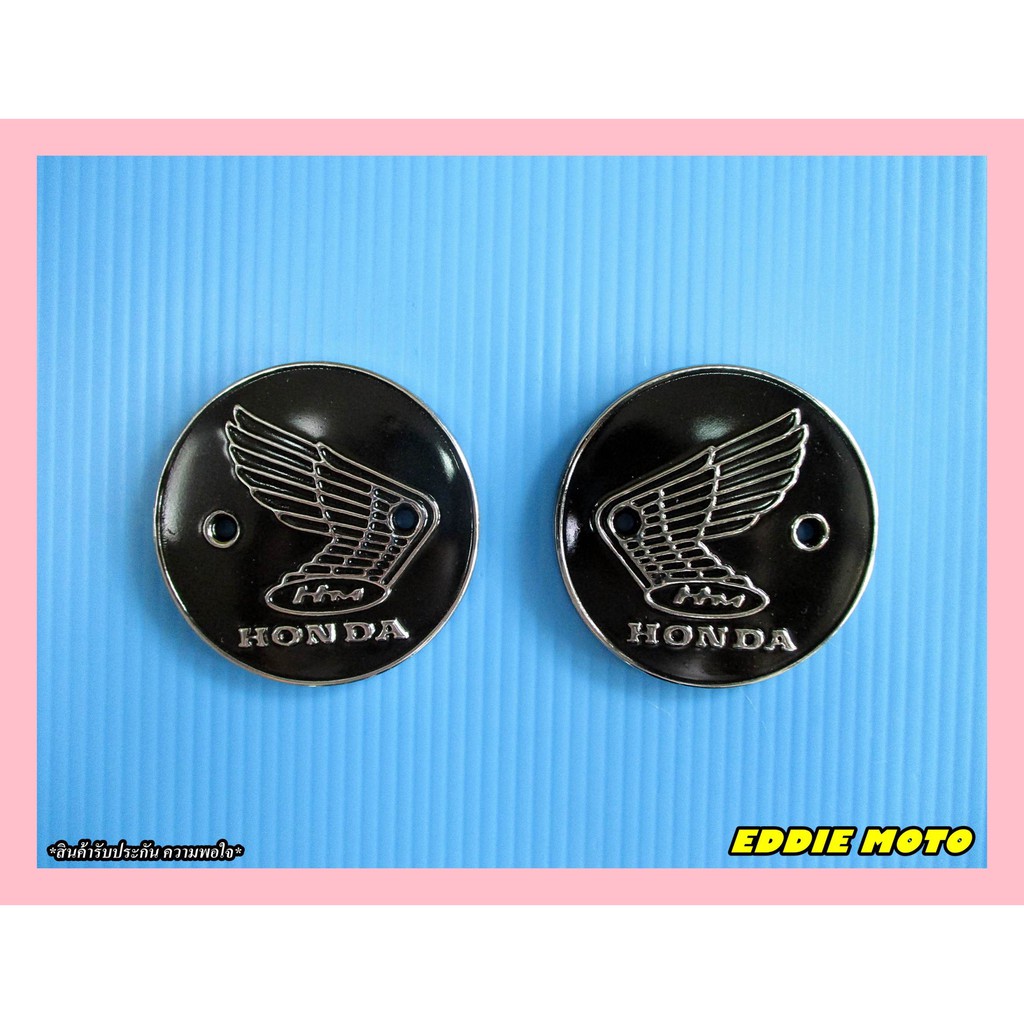 LH&RH TANK BADGES EMBLEM Fit For HONDA C92 C95 CA92 CA95 CB92 CS92 // โลโก้ข้างถัง ซ้าย-ขวา (1 คู่)